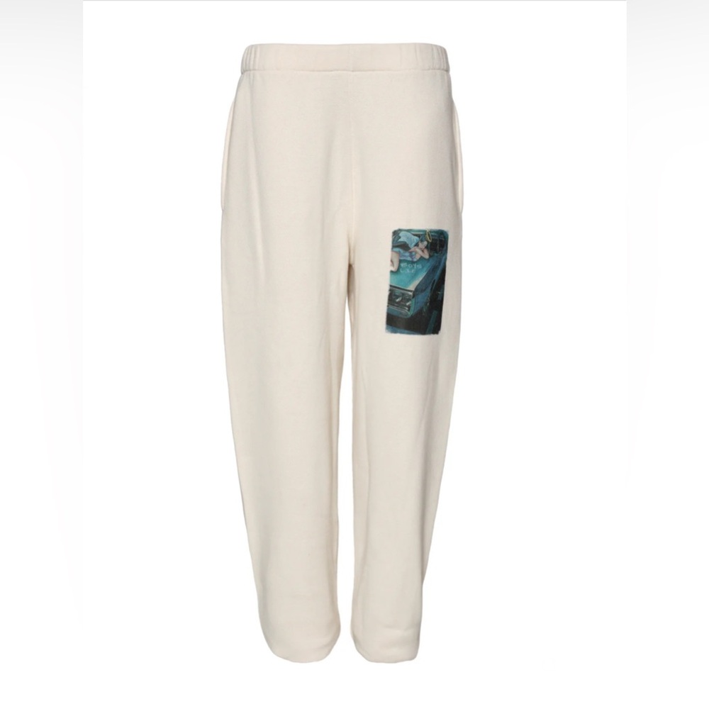 BOYS‎ LIE MAC SLIM SWEATPANTS SZ M CREAM